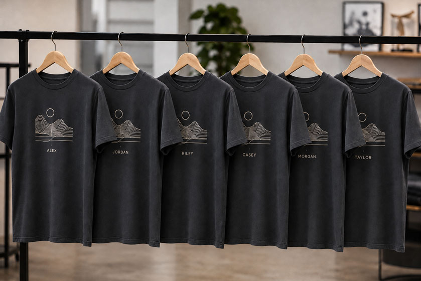 T-shirts op maat en met branding